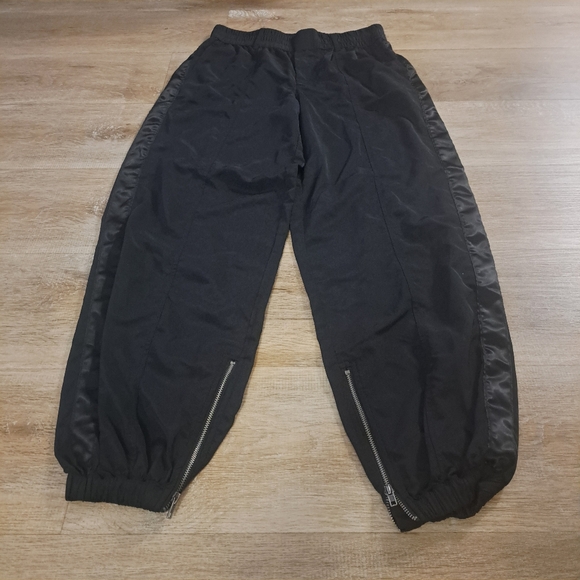 Future Collective Black Track Jogger Pants with Zipper Detail Women's Size XXS - Picture 7 of 8